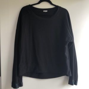 PJ Harlow black Izzy lounge sweatshirt